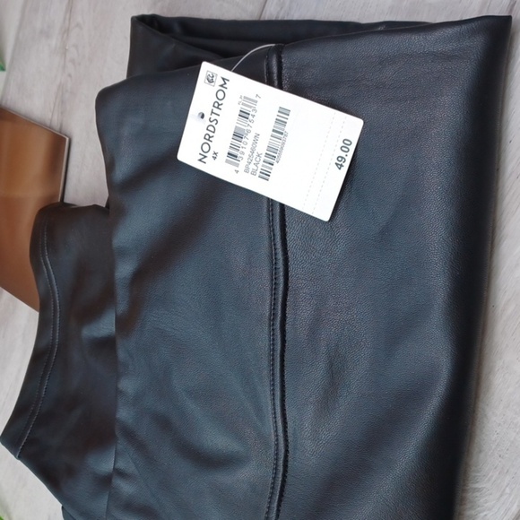 BP. Nordstrom Synthetic Leather Leggings NWT - Picture 2 of 5